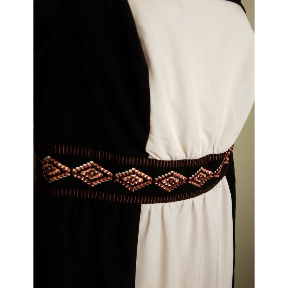 Lux II Plus Size Color Block Dress Size 16W - Picture 4 of 8